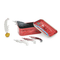 Balvi Snackvorkjes Conserverie Crevettes - 6 stuks