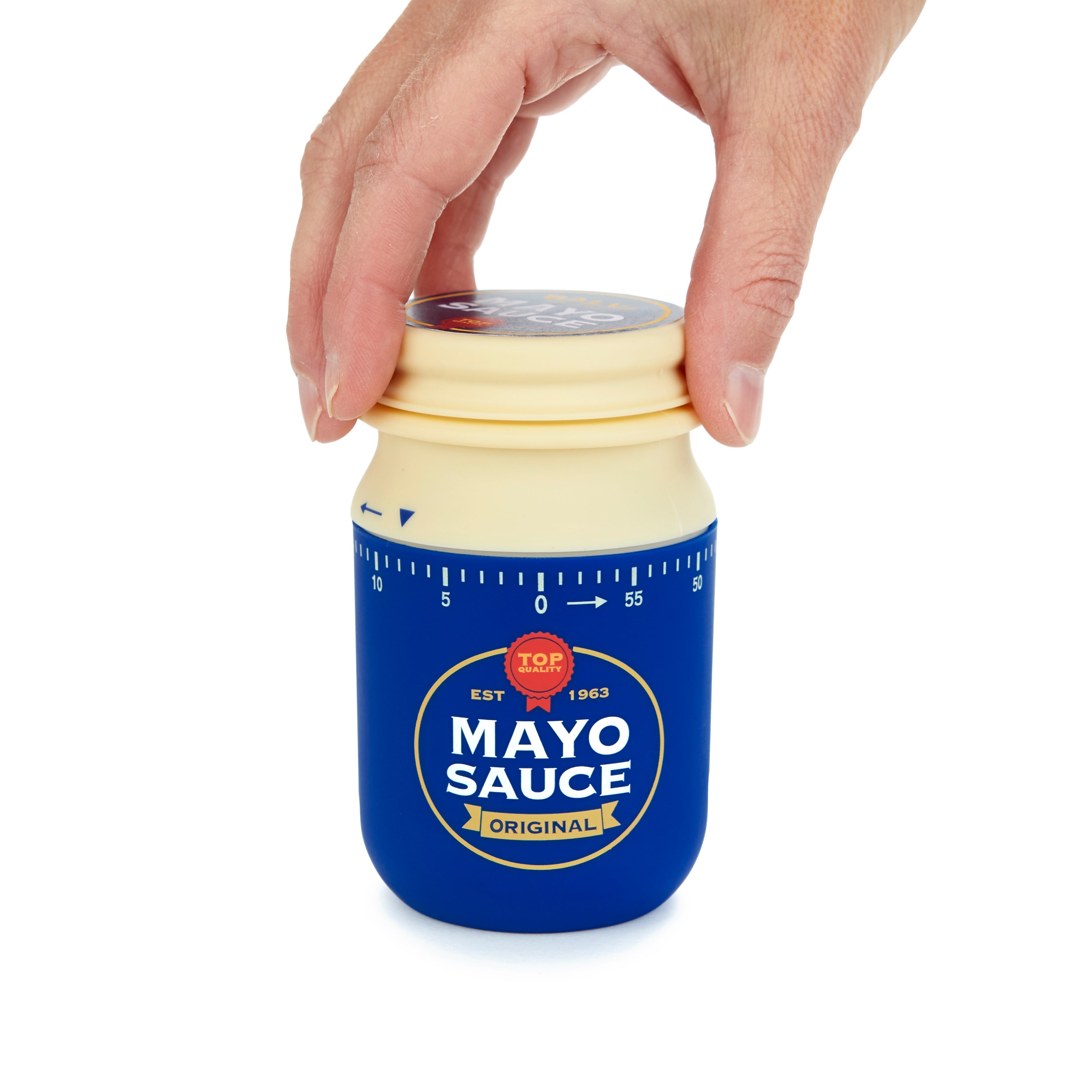 Balvi Kookwekker Mayonaise, hand draait aan de bovenkant om de tijd in te stellen