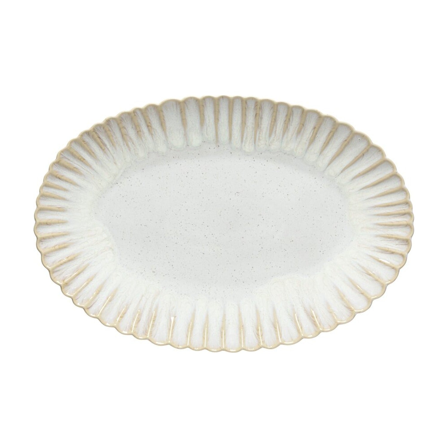 Costa Nova Mallorca Ovale Schaal Sand Beige - 41 cm op witte achtergrond