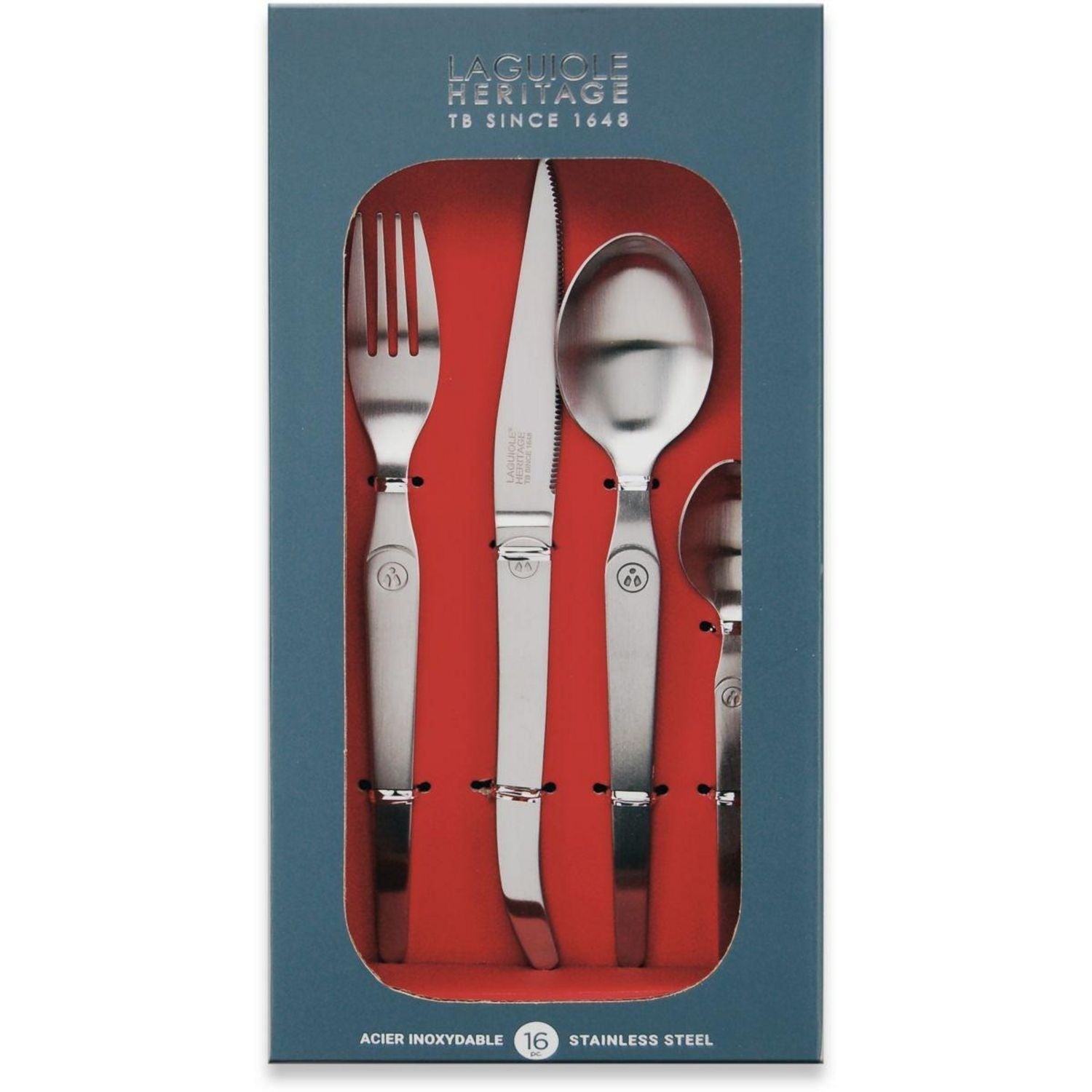 Laguiole Heritage Satine Bestekset 16-delig