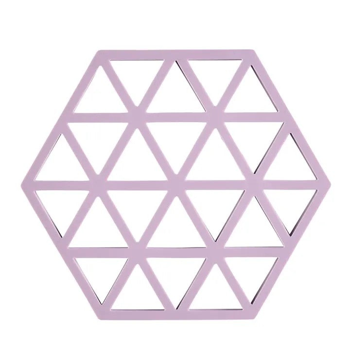 Zone Denmark Triangles Onderzetter - Lupine op witte achtergrond