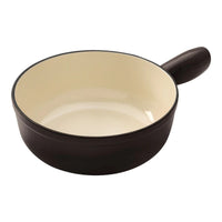 Kuhn Rikon Caquelon Gietijzer Zwart - 24 cm