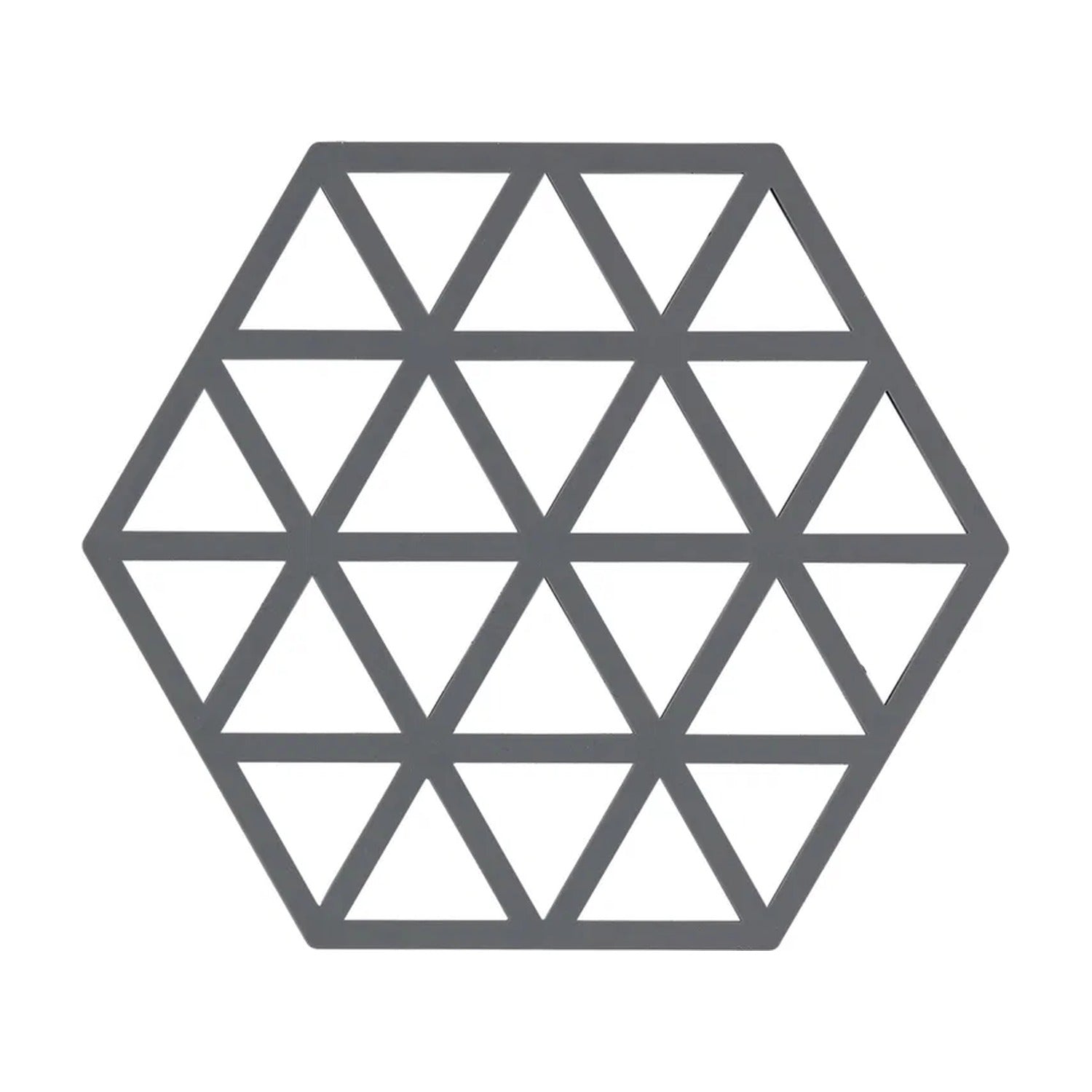 Zone Denmark Triangles Onderzetter - Cool Grey op witte achtergrond