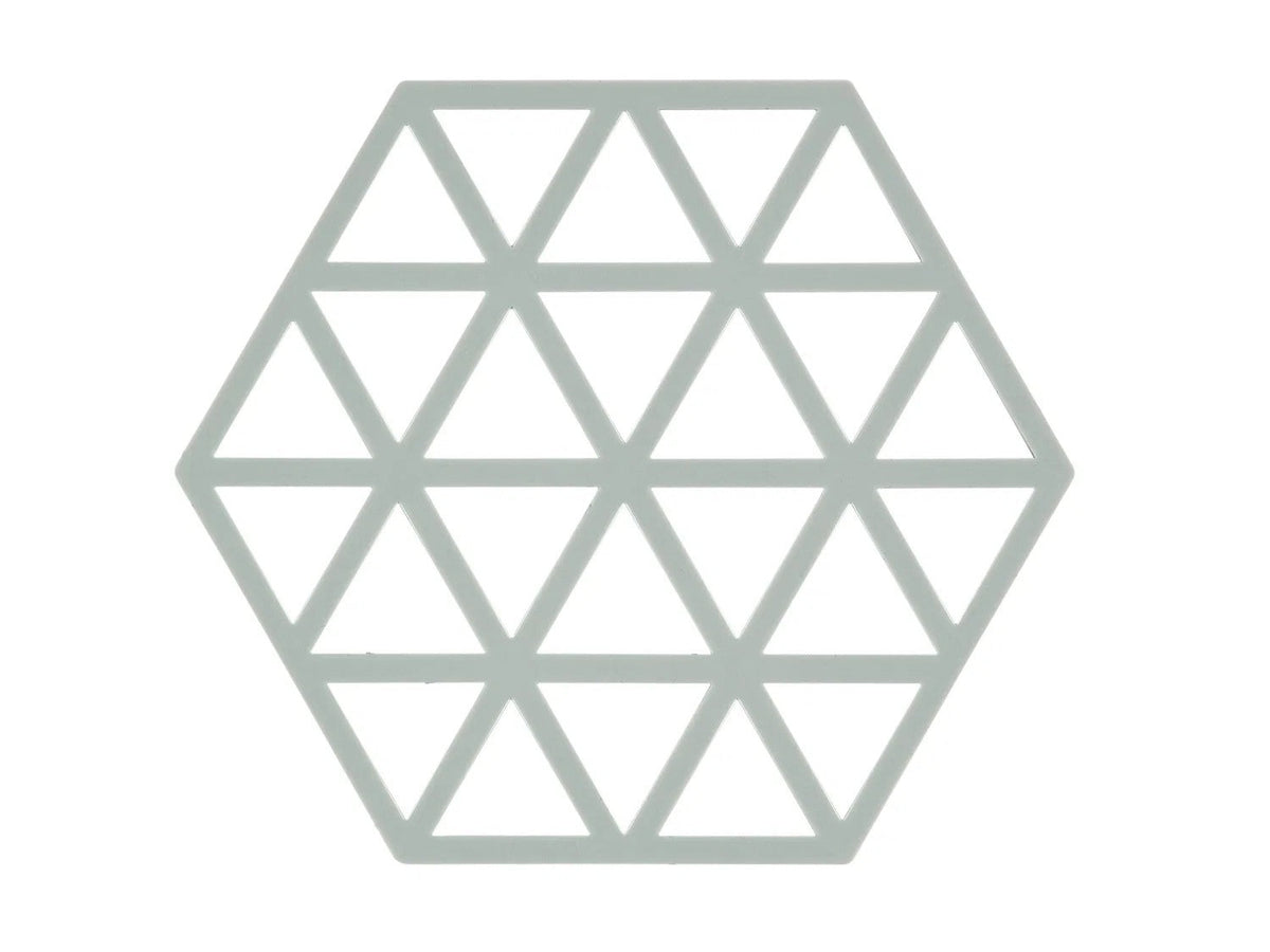 Zone Denmark Triangles Onderzetter - Nordic Sky op witte achtergrond