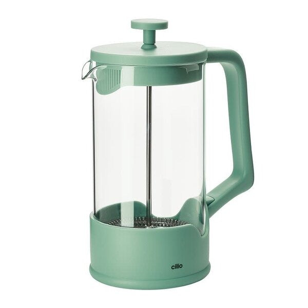 Cilio Lucia Cafetière Mintgroen - 1 liter op witte achtergrond