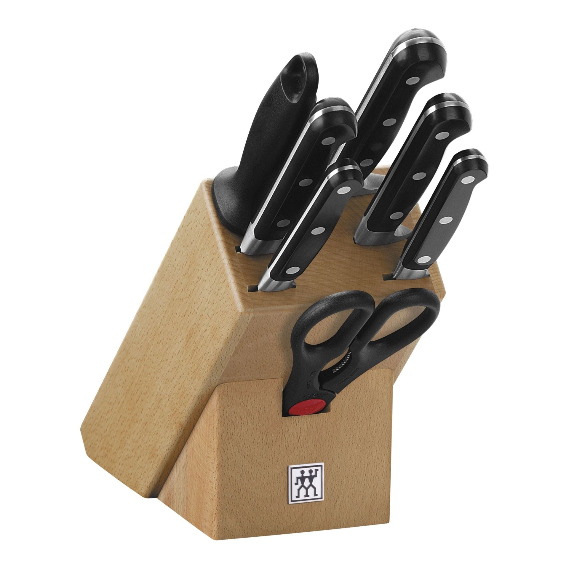 Zwilling Professional S Messenblok 8-delig - Naturel op witte achtergrond