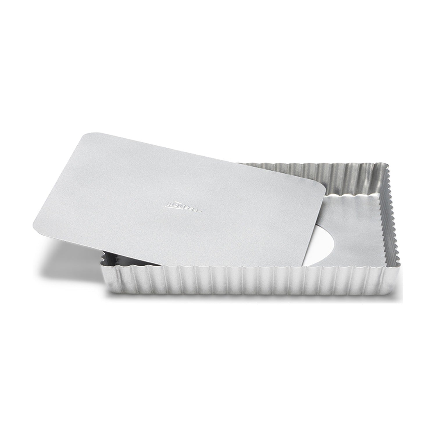 Patisse Silver Top Quichevorm Losse Bodem - 21 x 21 cm op witte achtergrond