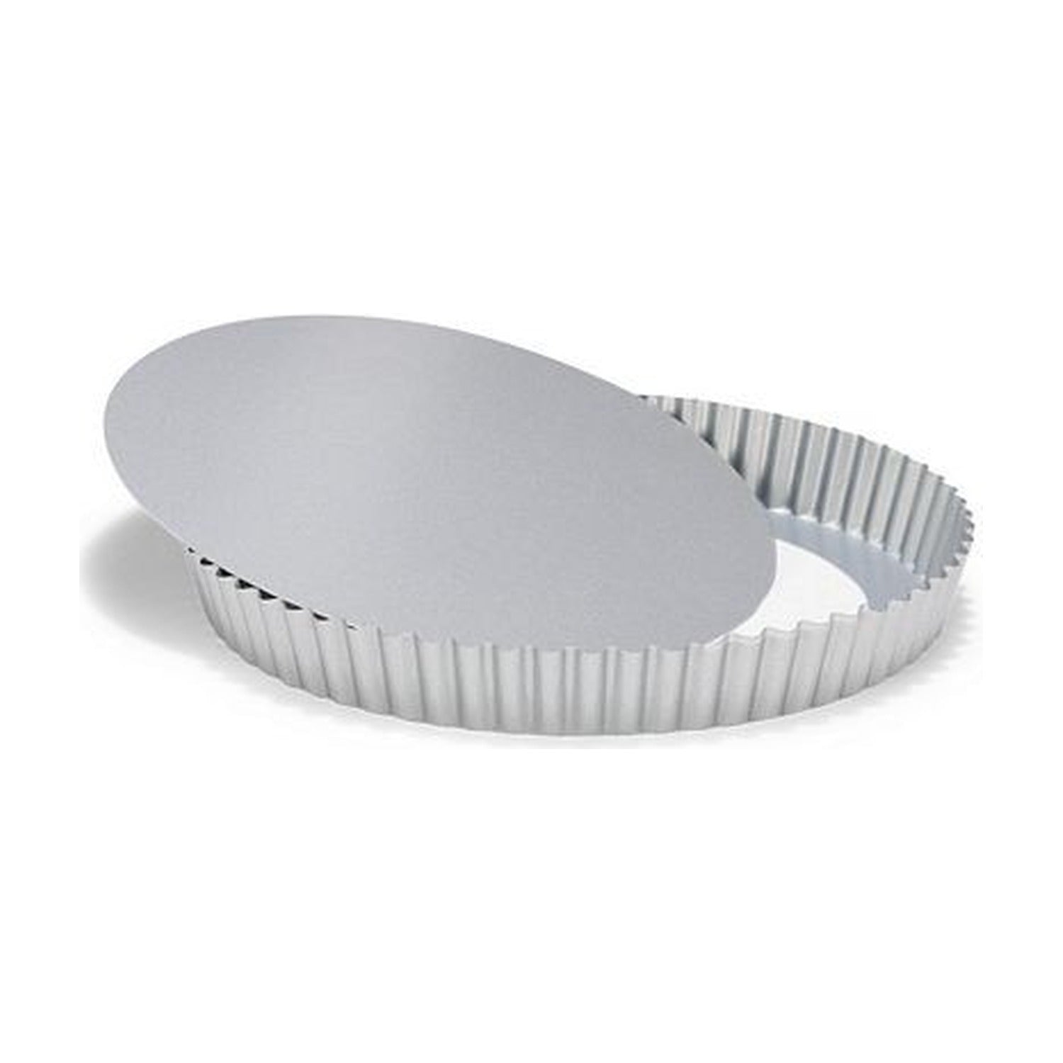 Patisse Silver Top Quichevorm Losse Bodem - 30 cm op witte achtergrond
