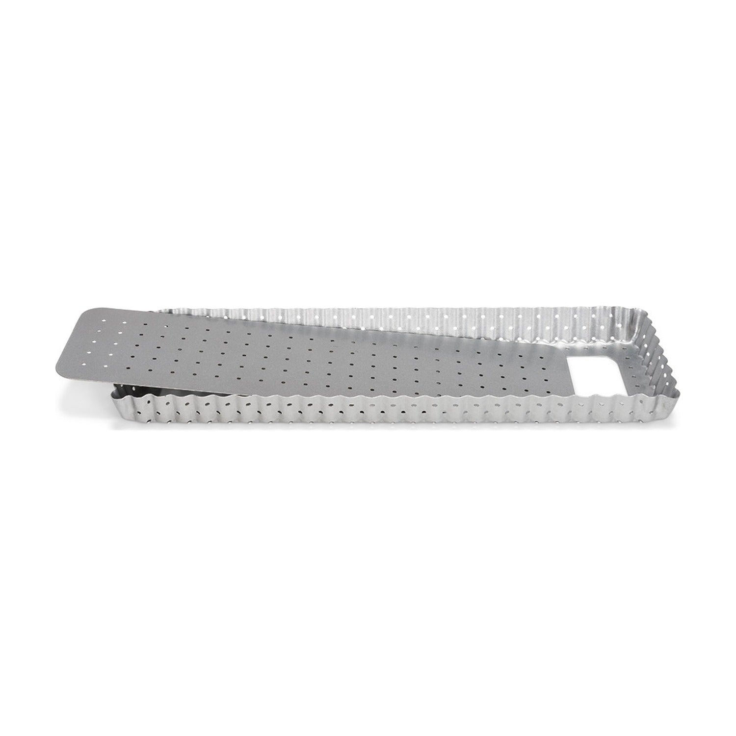 Patisse Silver Top Quichevorm Geperforeerd - 35 x 11 cm op witte achtergrond
