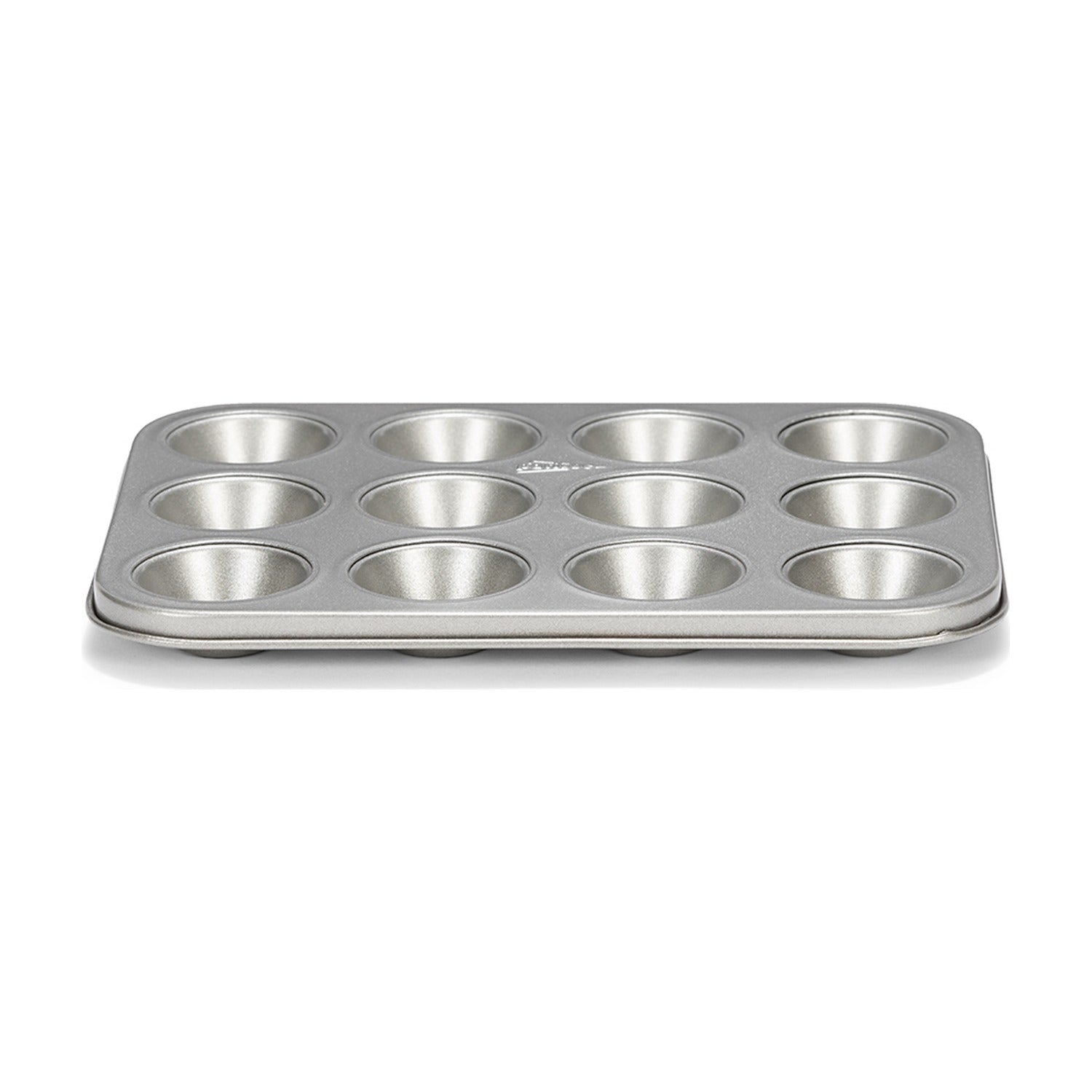 Patisse Silver Top Mini Muffinvorm 12 stuks - 25 cm op witte achtergrond