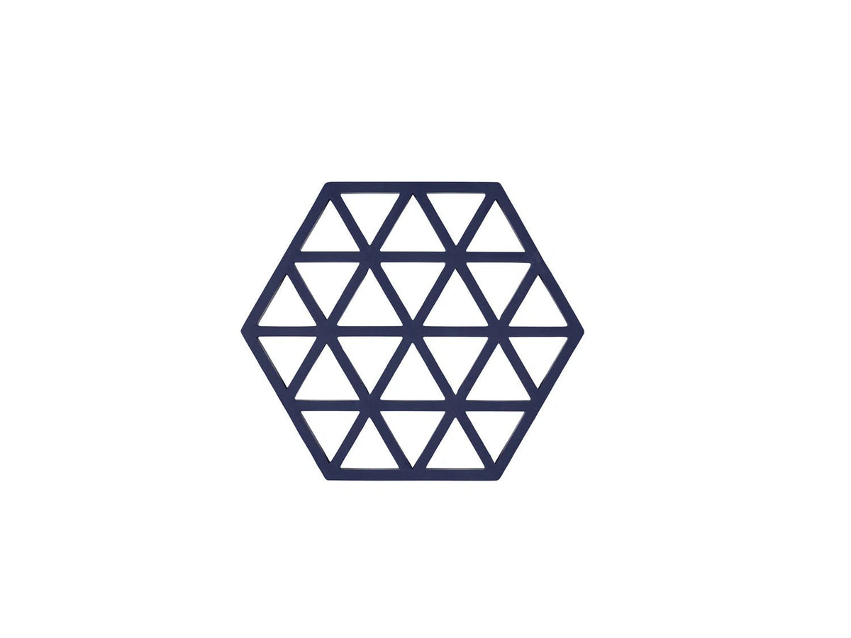 Zone Denmark Triangles Onderzetter - Midnight op witte achtergrond