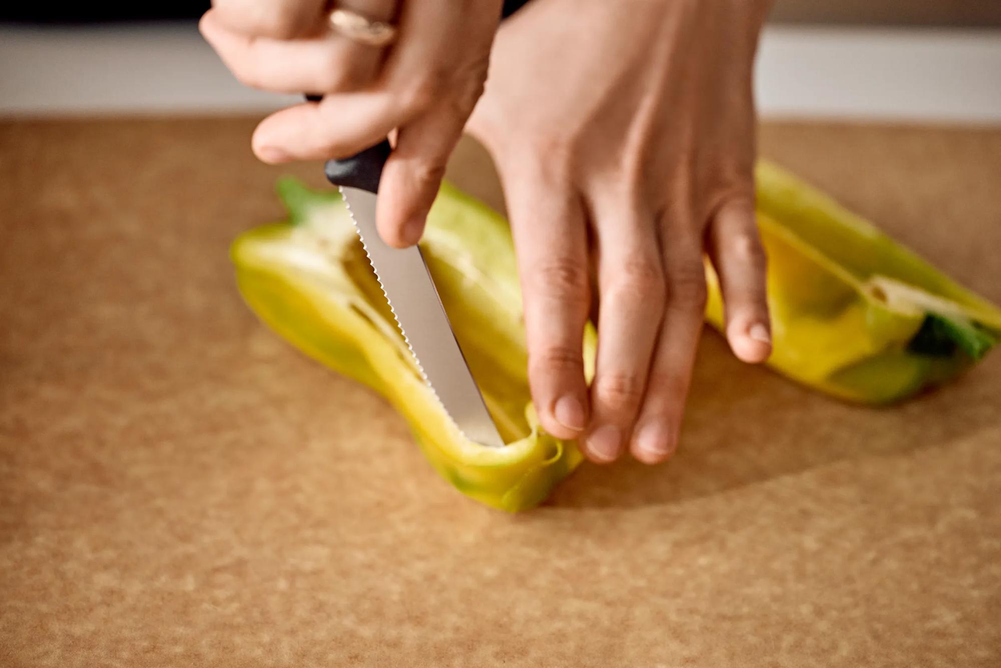 Victorinox Gekarteld Tomatenmes Zwart - 11,5 cm