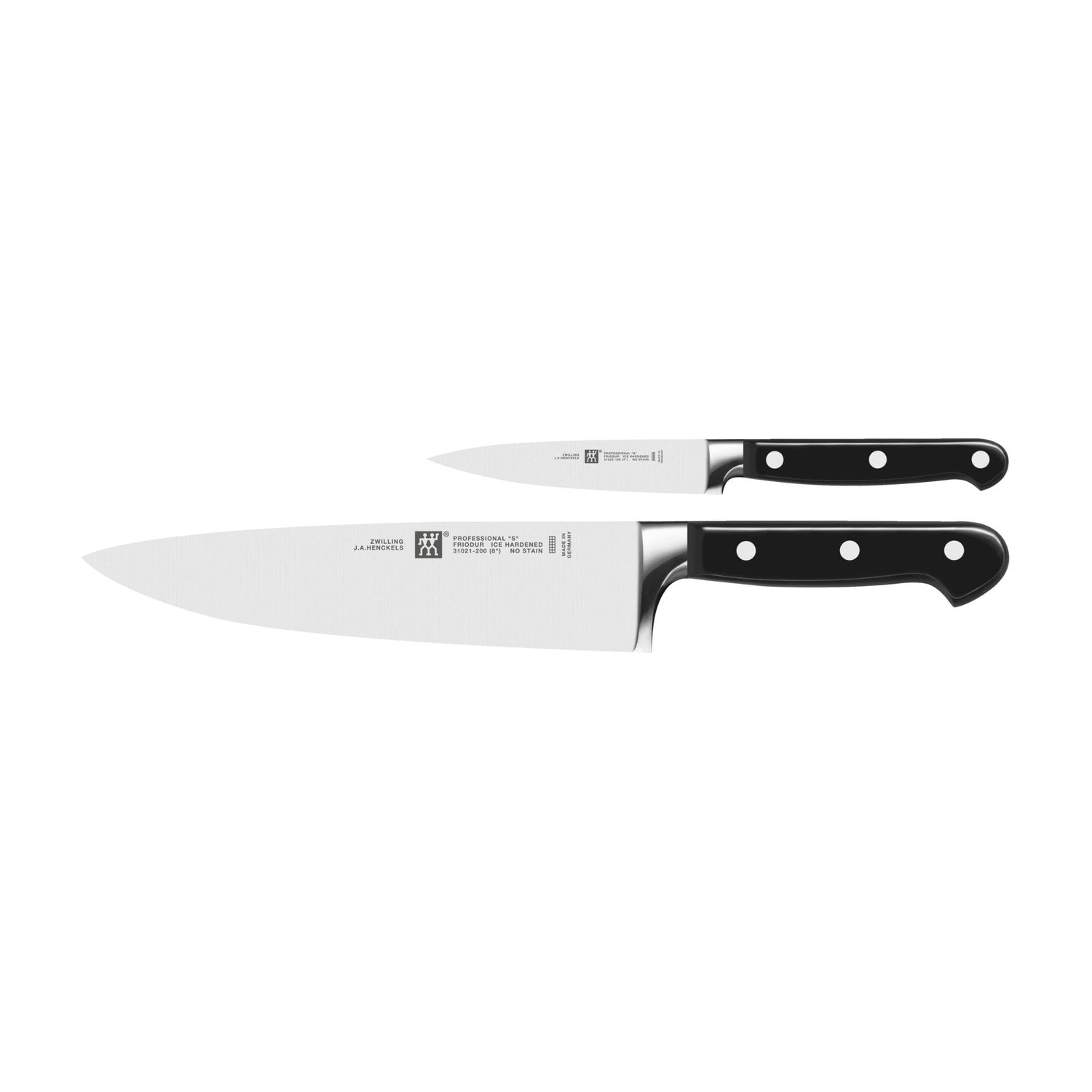 Zwilling Professional S Messenset 2-delig op witte achtergrond