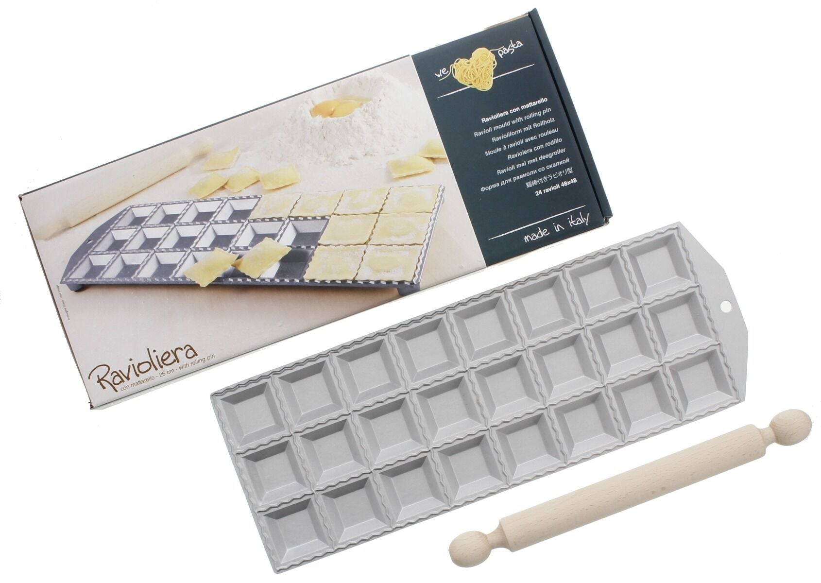 Eppicotispai Ravioliera Vierkant - 24 stuks