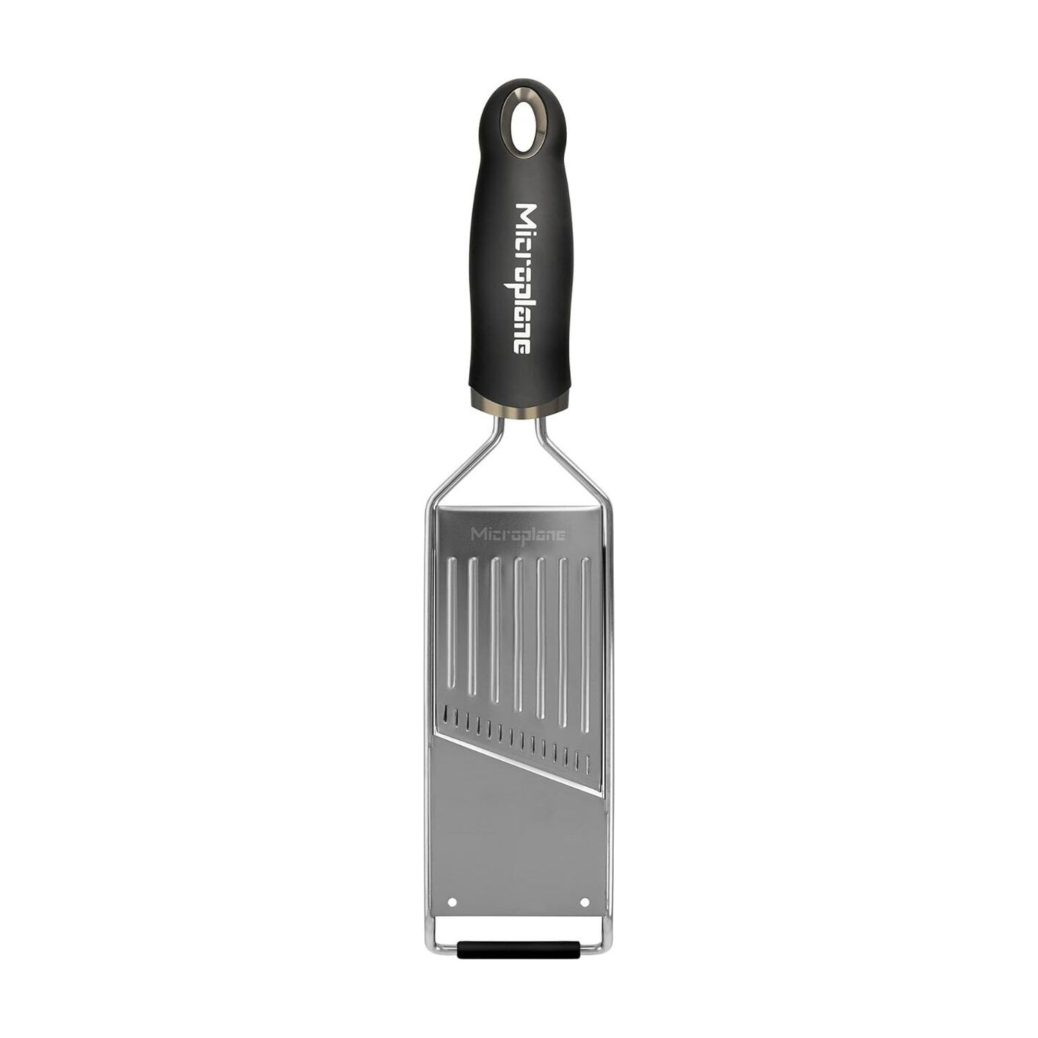 Microplane Gourmet Julienne Slicer op witte achtergrond
