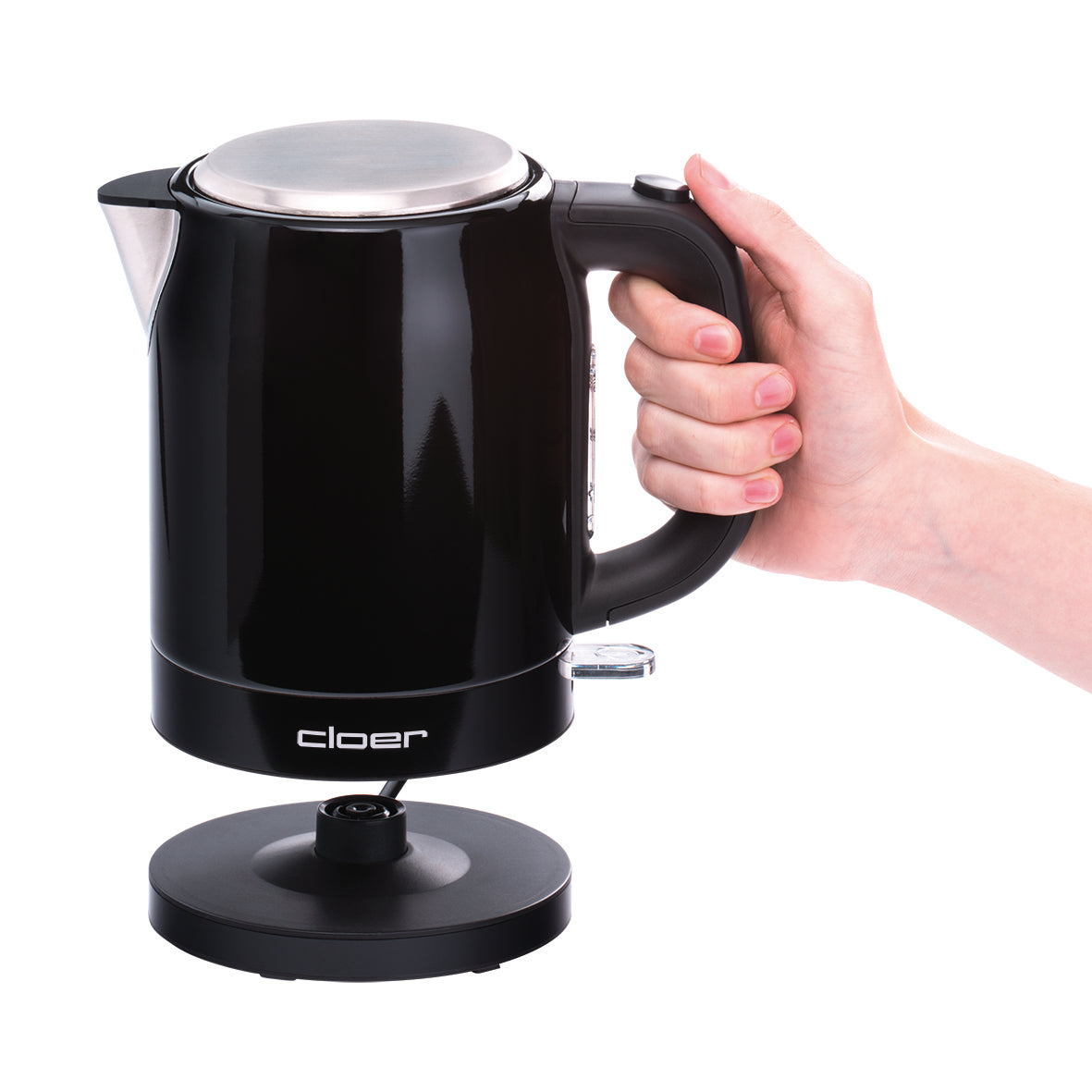 Cloer Waterkoker Zwart - 1 liter