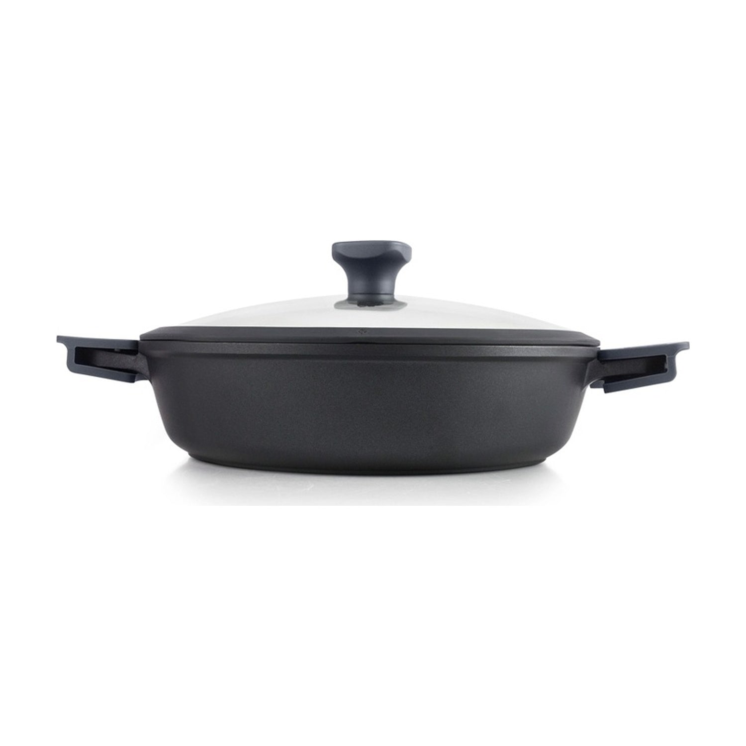 Ibili Neo Hapjes- en Braadpan met Deksel - 24 cm op witte achtergrond
