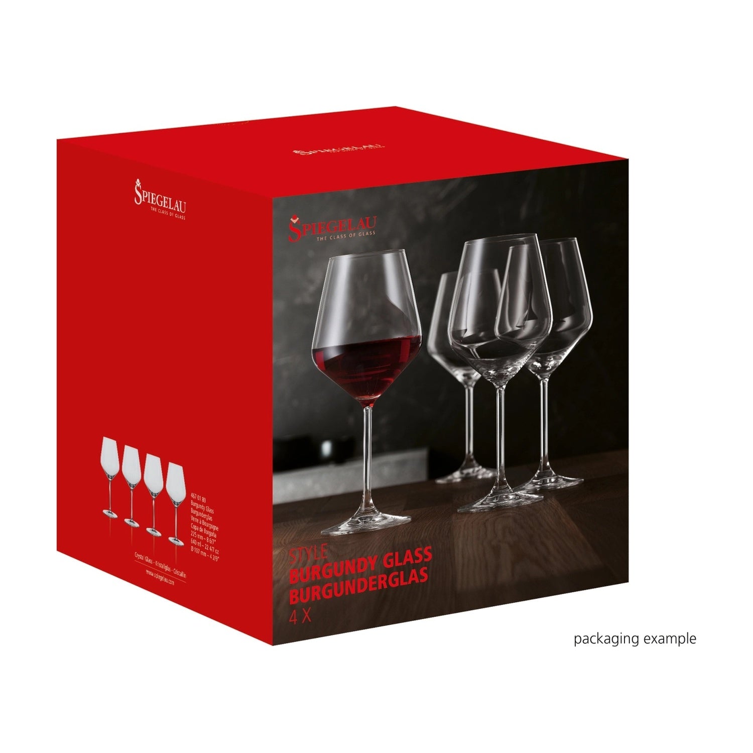 Spiegelau Style Bourgogneglazen 4 stuks - 640 ml, detailfoto