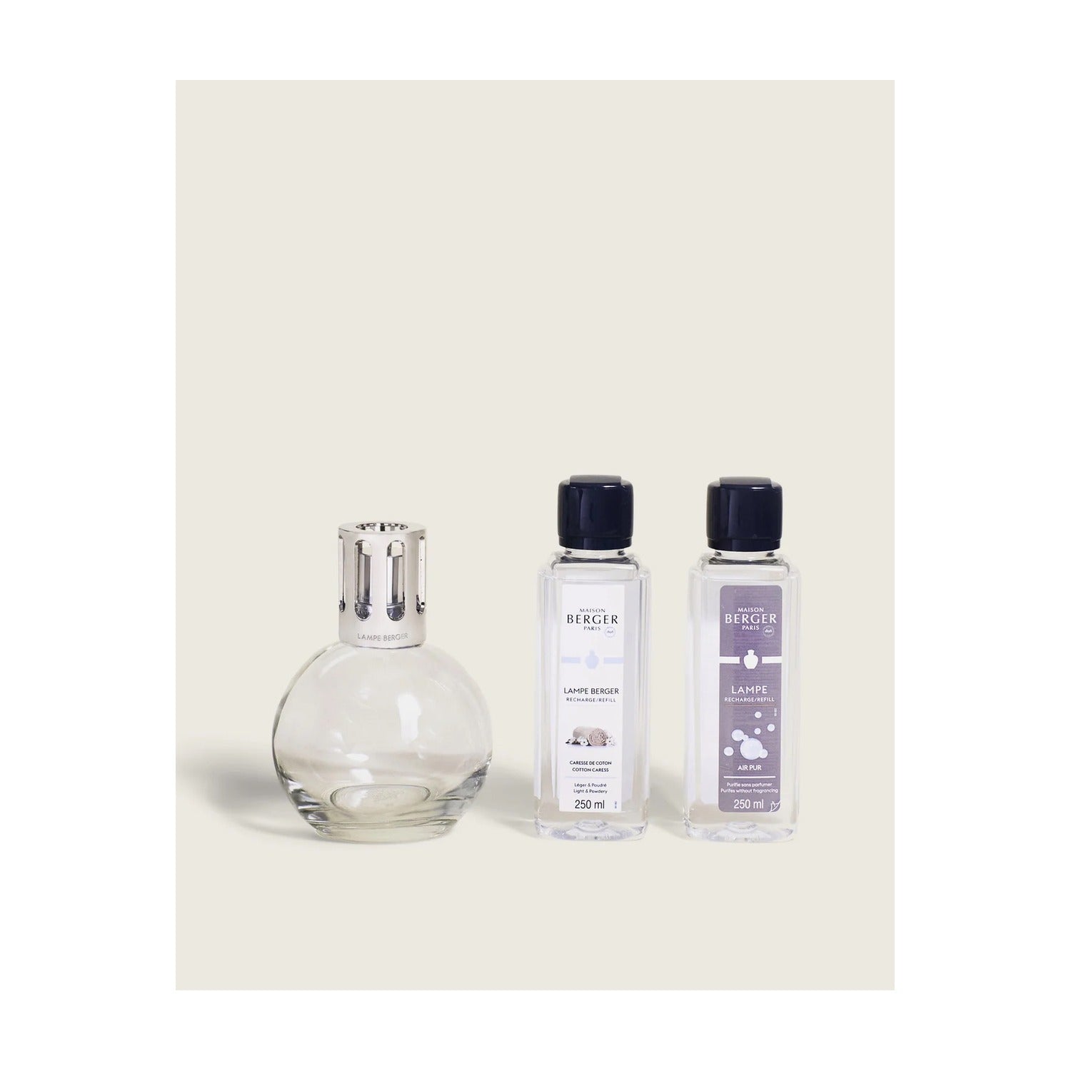 Lampe Berger Startersset Essentielle Ronde op witte achtergrond