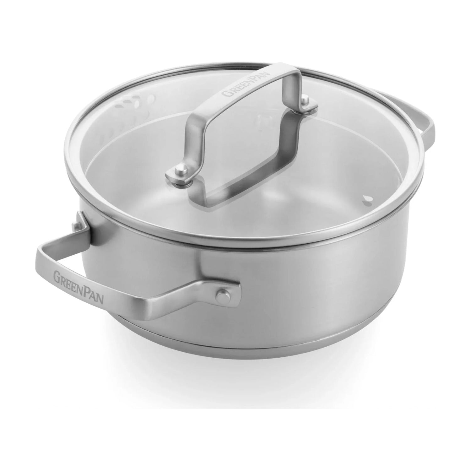 GreenPan Chef's Collection Kookpan - 20 cm op witte achtergrond
