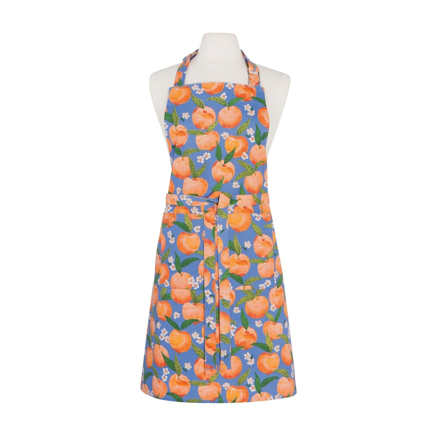 Now Designs Keukenschort - Peaches op witte achtergrond