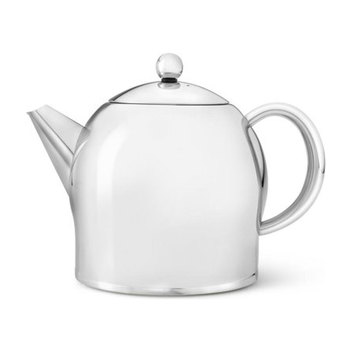 Bredemeijer Minuet Santhee Dubbelwandige Theepot Glanzend - 2 liter op witte achtergrond