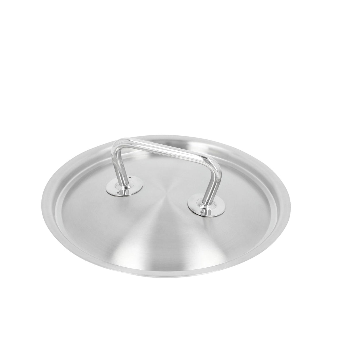 Los deksel van de Demeyere Classic Pro 3 Steelpan 20 cm op witte achtergrond