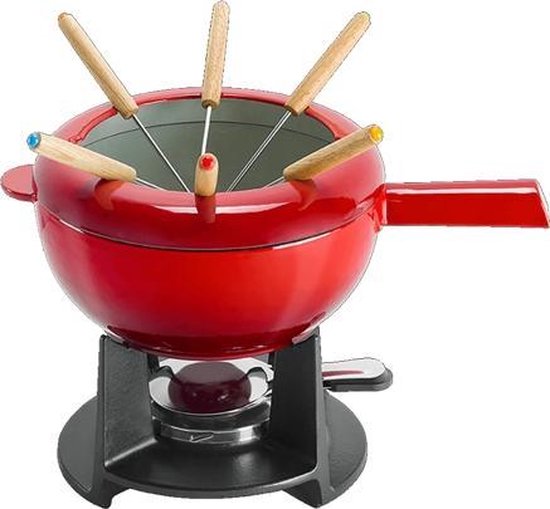 Zwilling Fondueset Gietijzer - 20 cm op witte achtergrond