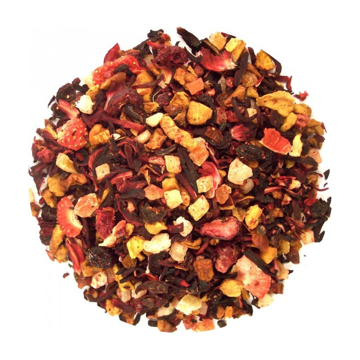 Geels Thee Happy Fruit - 100 gram op witte achtergrond
