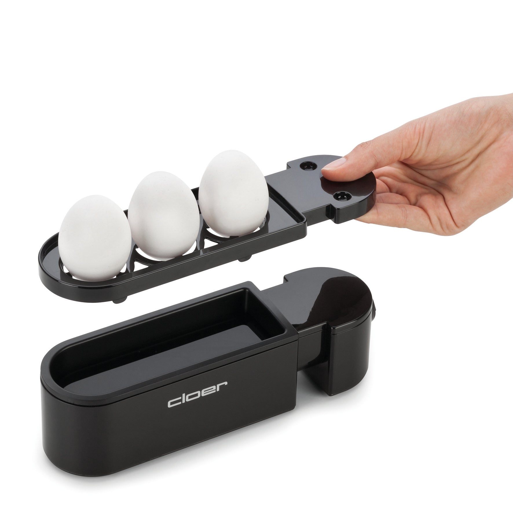 Cloer Eierkoker 3 stuks - Zwart