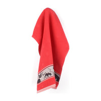 Bunzlau Castle Keukendoek - Kat Rood