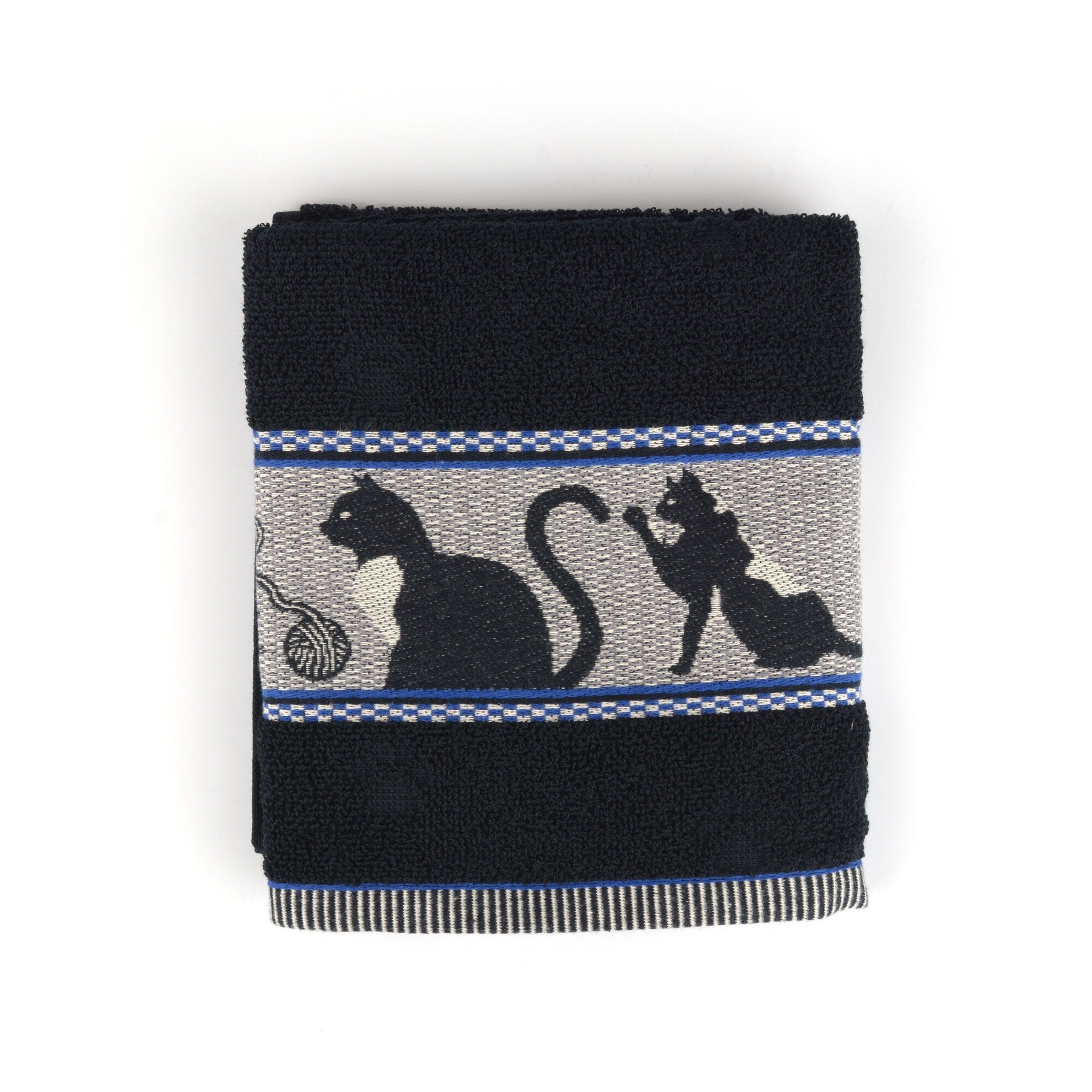 Bunzlau Castle Keukendoek - Kat Zwart