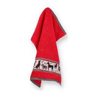 Bunzlau Castle Keukendoek - Hond Rood