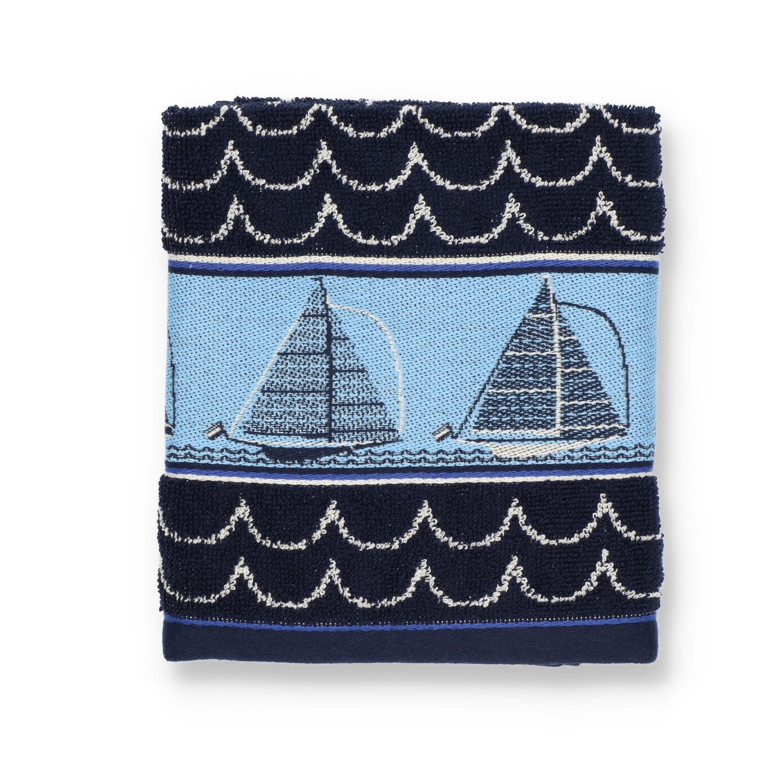 Bunzlau Castle Keukendoek - Boot Donkerblauw
