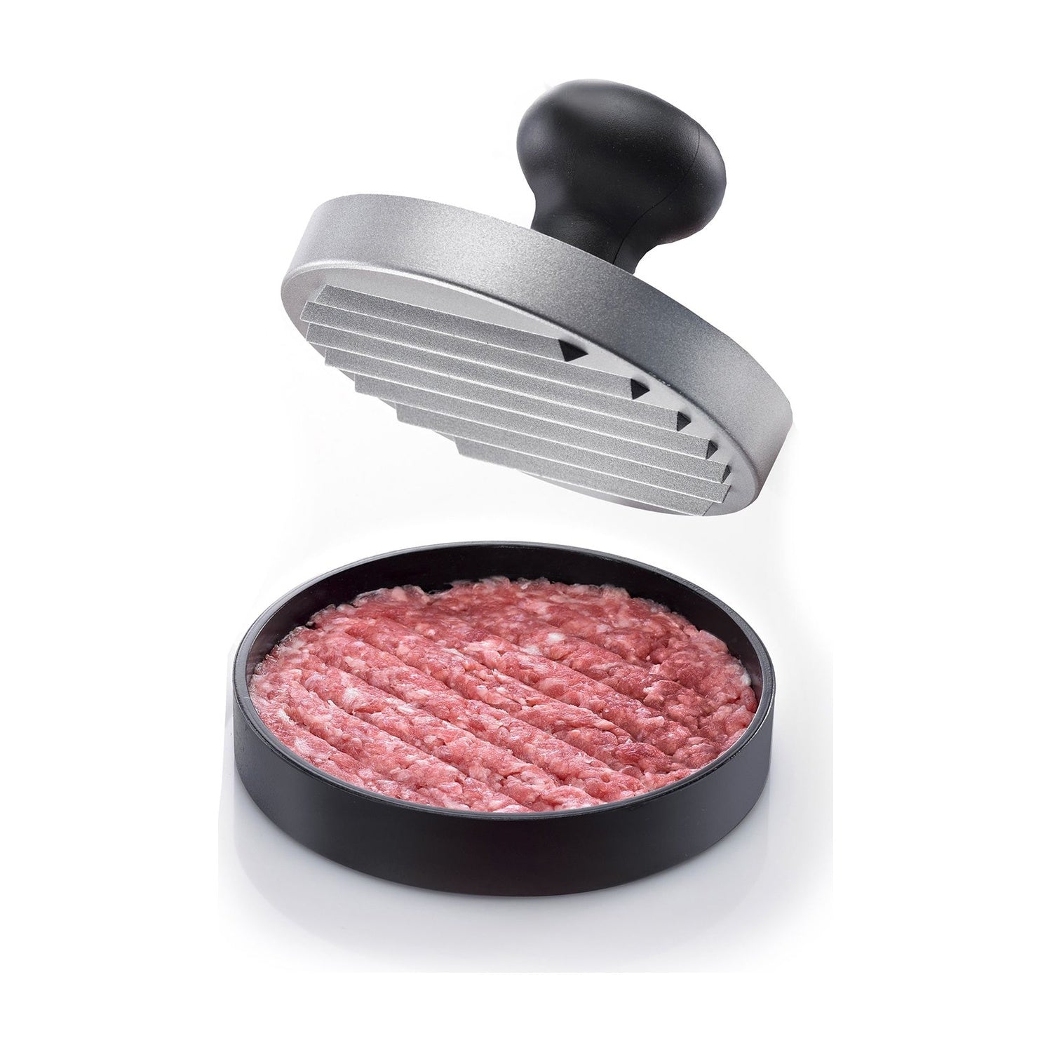 Westmark Hamburgerpers op witte achtergrond