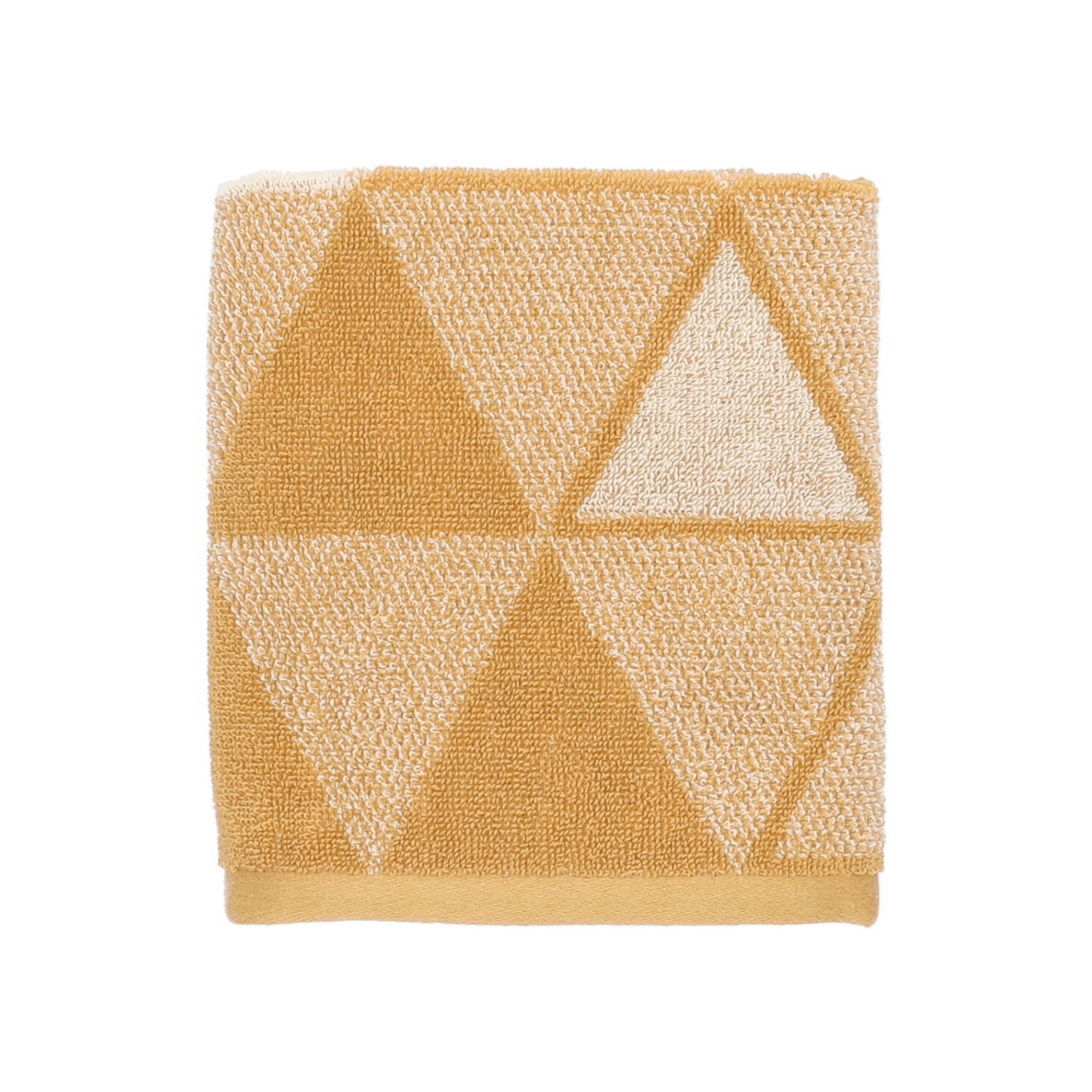 Bunzlau Castle Keukendoek - Triangles Geel