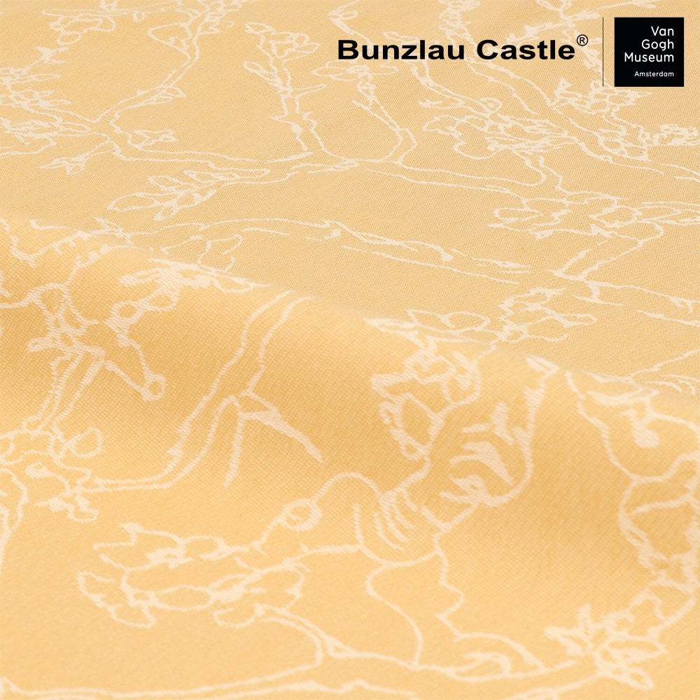 Bunzlau Castle Keukendoek van Gogh - Almond Blossom Geel