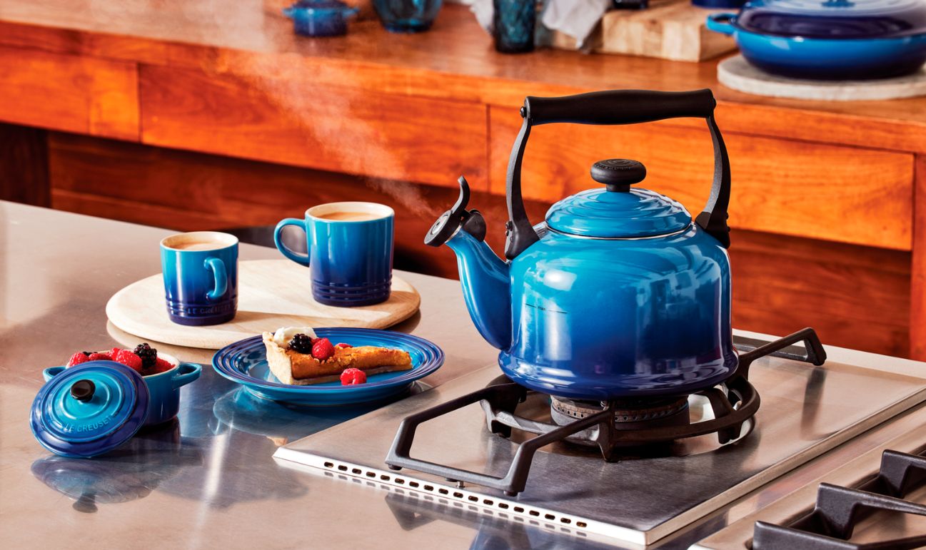 Le Creuset Tradition Fluitketel Azure - 2,1 liter