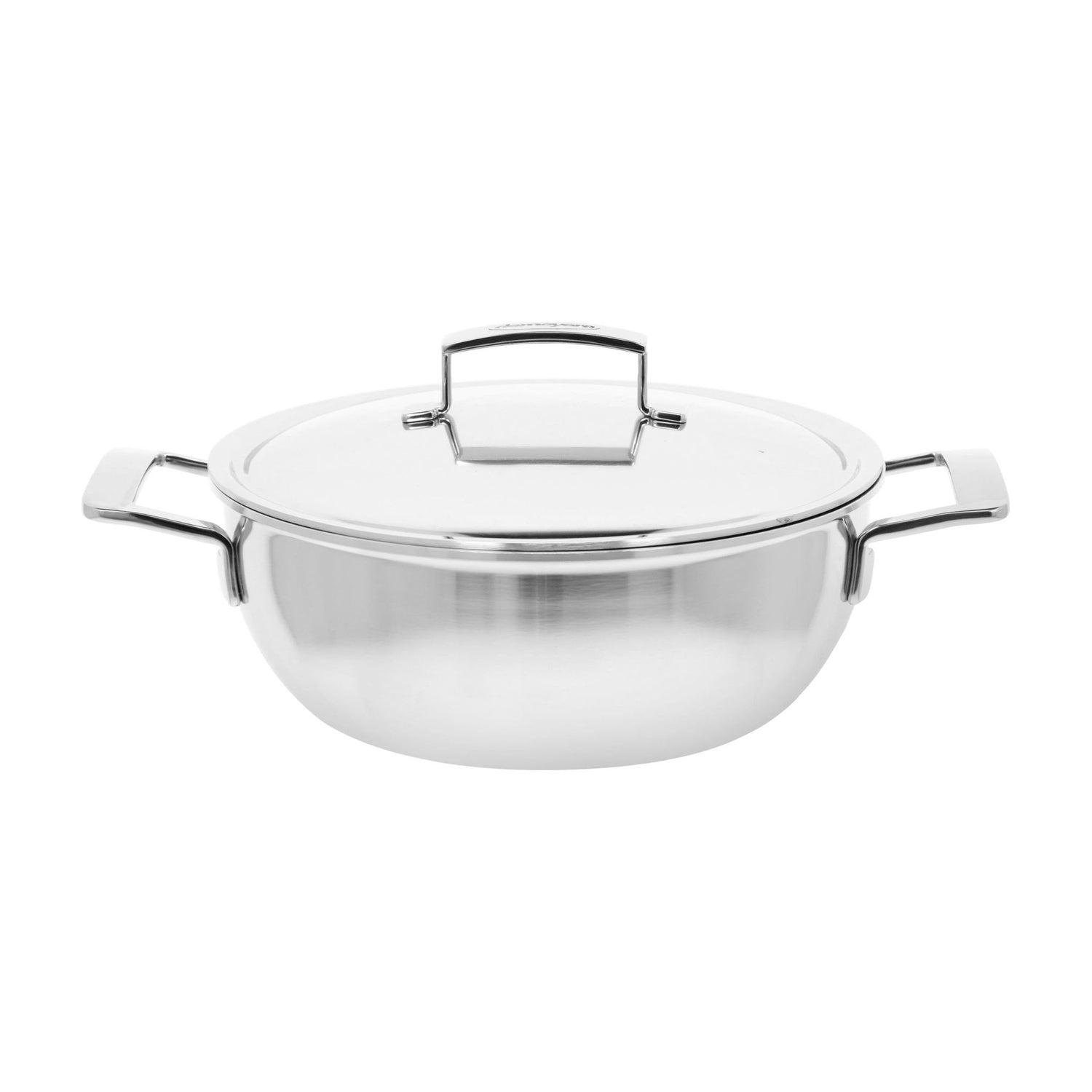 Demeyere Silver 7 Conische Sudderpan - 28 cm op witte achtergrond