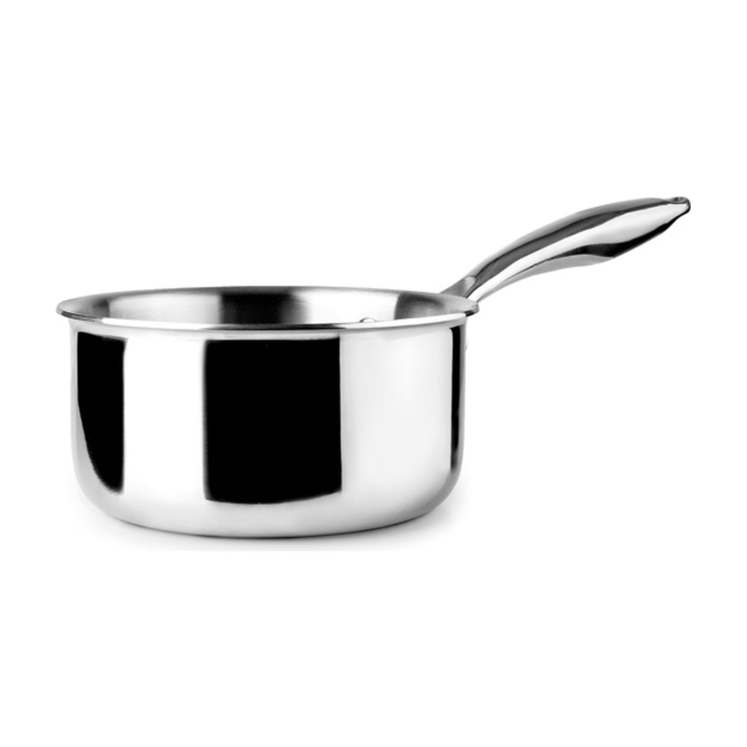Ibili Natural Steelpan Tri-Ply - 14 cm op witte achtergrond