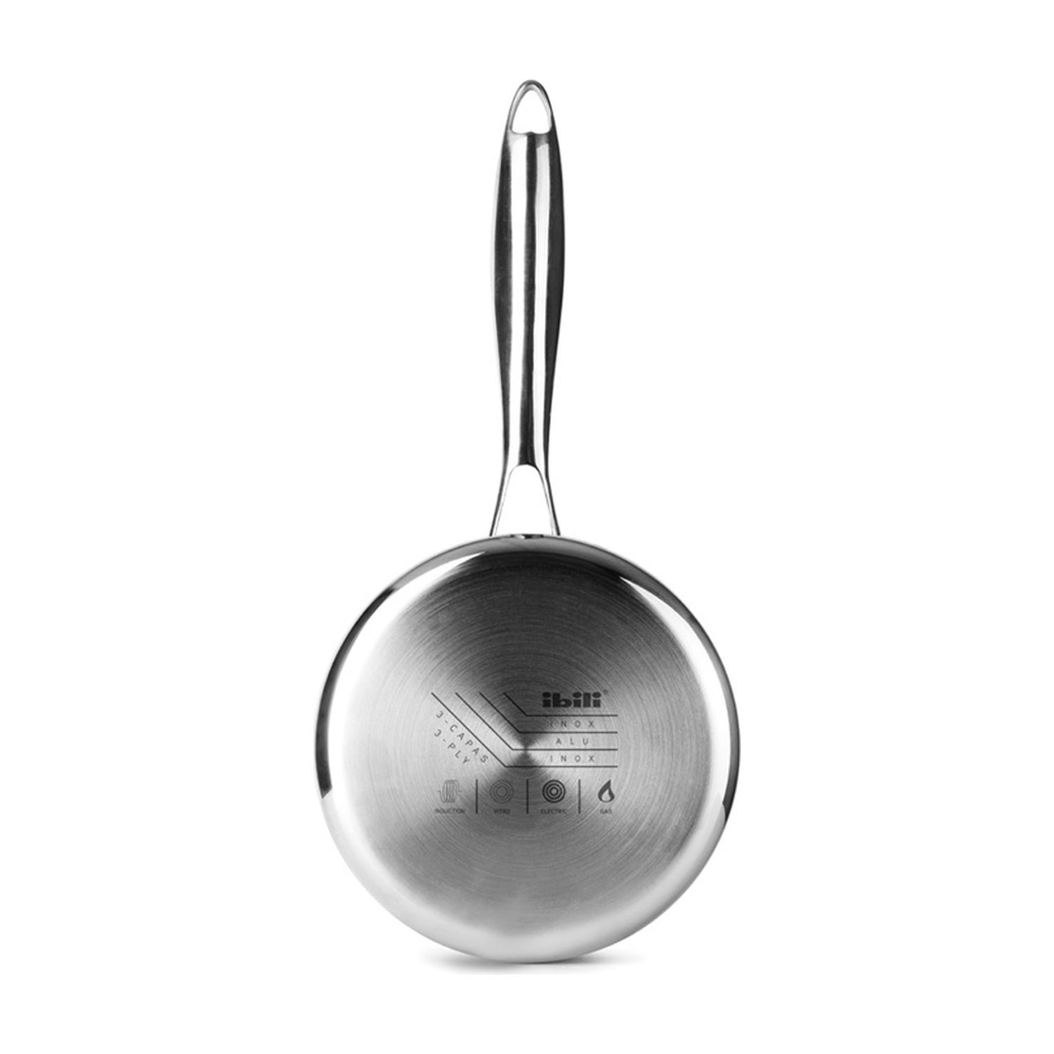 Ibili Natural Steelpan Tri-Ply - 14 cm, detailfoto