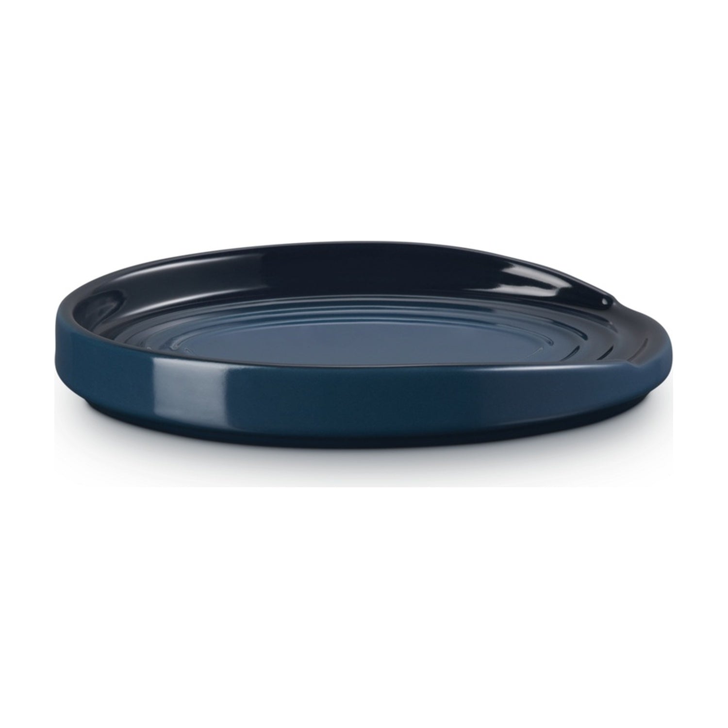Le Creuset Lepelhouder Ovaal Nuit - 15 cm op witte achtergrond