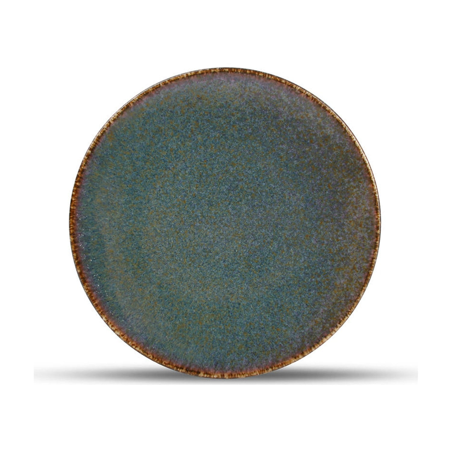 BonBistro Cirro Gebaksbord Groen - 16 cm op witte achtergrond