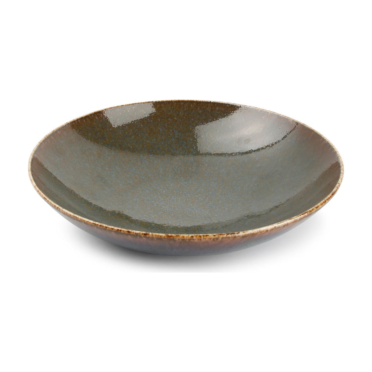 BonBistro Cirro Diep Bord Groen - 21 cm op witte achtergrond