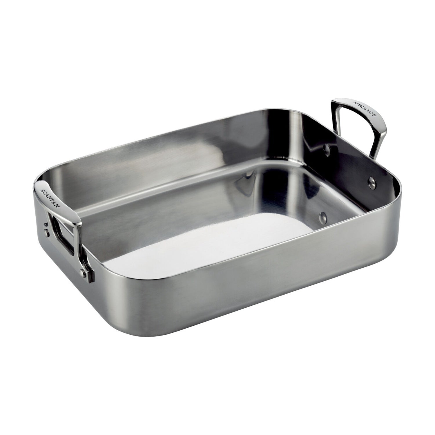 Scanpan Fusion 5 Braadslede RVS - 35 x 24 cm op witte achtergrond