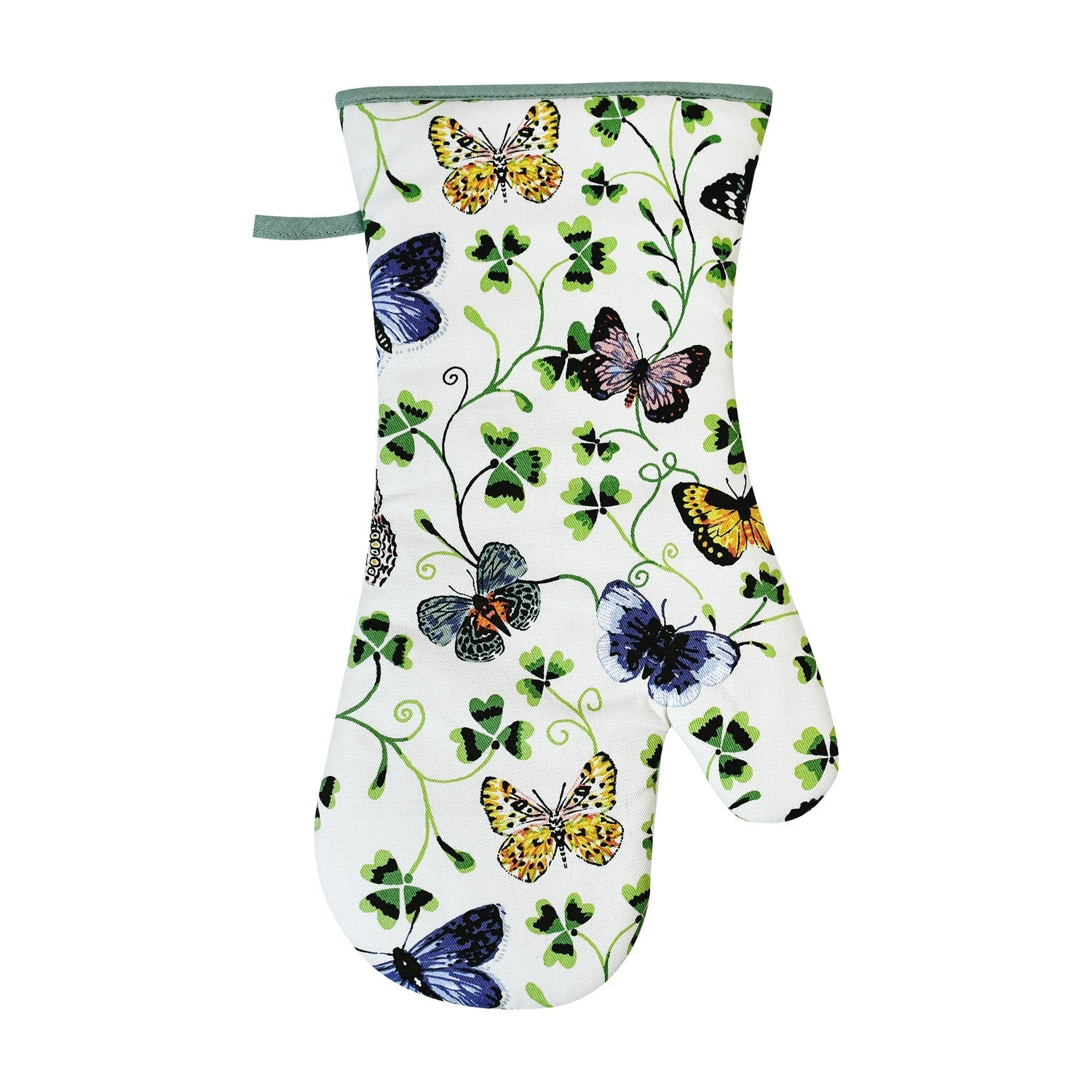 Ulster Weavers Ovenwant Katoen - Butterfly Grove op witte achtergrond