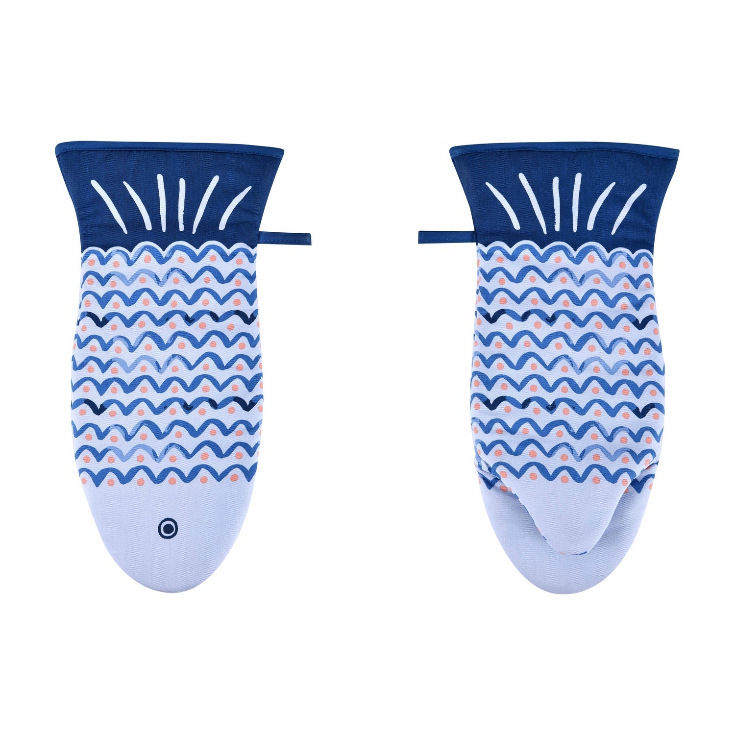 Ulster Weavers Ovenwant Katoen - Catch of the Day op witte achtergrond