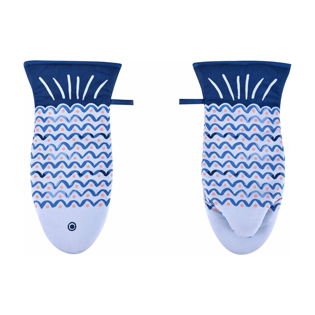 Ulster Weavers Ovenwant Katoen - Catch of the Day op witte achtergrond