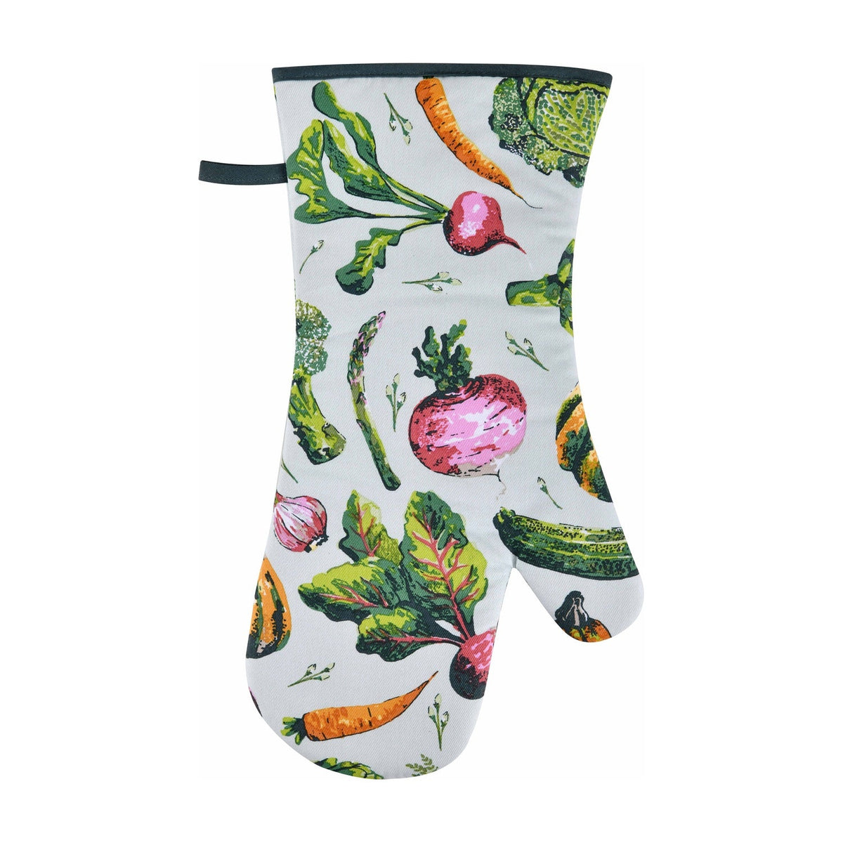 Ulster Weavers Ovenwant Katoen - Vegetable Medley op witte achtergrond