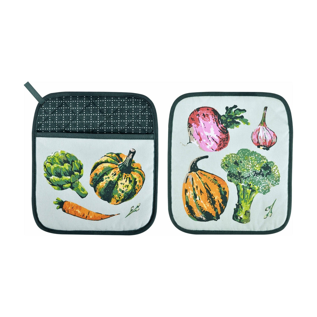 Ulster Weavers Pannenlap - Vegetable Medley op witte achtergrond
